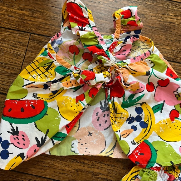 Hanna Andersson fruit outfit size 70 - Picture 3 of 3